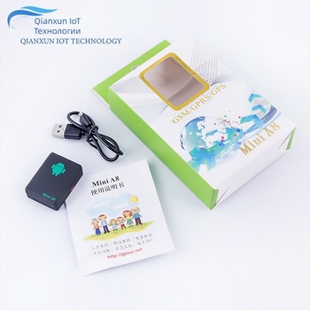 A8 GPS локатор за възрастни и деца, SOS аларма, антизагубване, точност на GPS позициониране 500 м, полимерна батерия, време на работа 100 ч