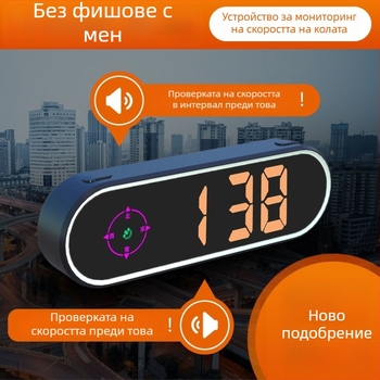 Автомобилен HUD с Beidou навигация, гласови предупреждения, универсална съвместимост, модел 2025