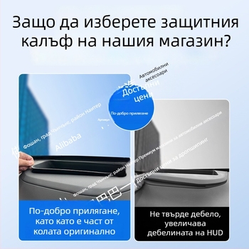 HUD защитна рамка за Geely Xingyue L HUD интегрирана версия – ABS, прахозащитен капак за таблото