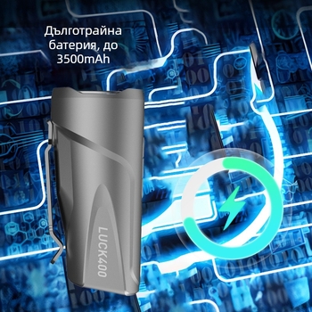 K66 Регистратор за велосипед/мотоциклет, монтиран на кормило, 120° ъгъл на заснемане, 2.0 MP, поддръжка на TF карта до 64 GB, с вградено захранване