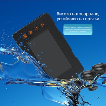 M7 мотоциклетен видеорегистратор с двойно заснемане преден/заден, 170° ъгъл на виждане, Wi‑Fi, поддръжка до 256GB TF карта