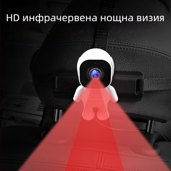 Автомобилен LCD монитор с камера за нощно виждане, модел YB-7CB; резолюция 480x1280; вход AHD; съвместим с AHD1080P