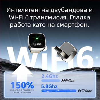 Безжична CarPlay кутия за Apple iPhone — Модел G2, Dual-core процесор, 1GB RAM, Linux операционна система, USB интерфейс