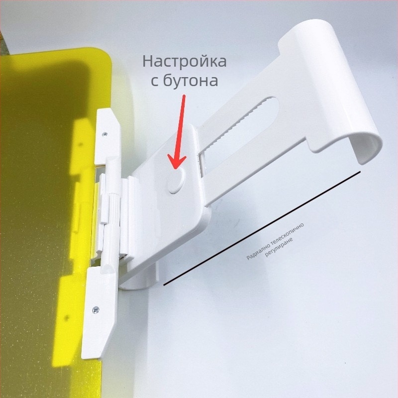 Автомобилен слънцезащитен огледало за нощно шофиране, акрилен материал, вградена инсталация, универсален, предна част