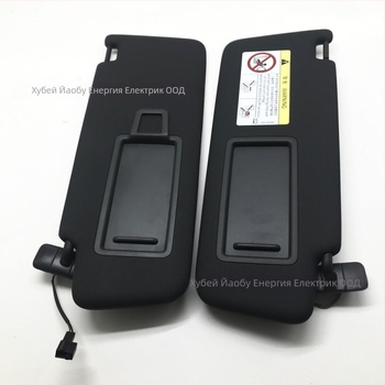 Слънцезащитна козирка за автомобил 5G0857551 5G0857552, съвместима с VW Golf 7, Passat B8, CC, Jetta и Skoda — PVC, монтаж чрез щипки