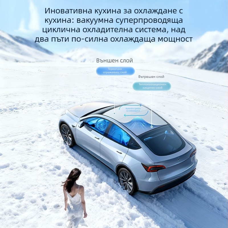 Слънчев сенник Graphene, вграден монтаж, за конкретни автомобилни модели.