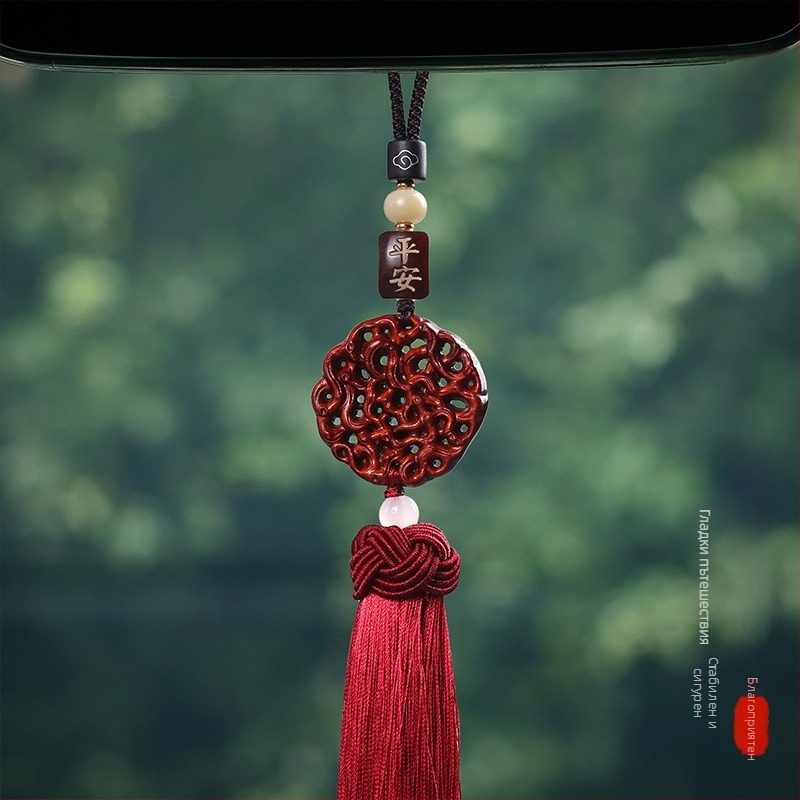 Автомобилен интериорен аксесоар – Rosewood, карикатурен стил, висулка за огледало за обратно виждане