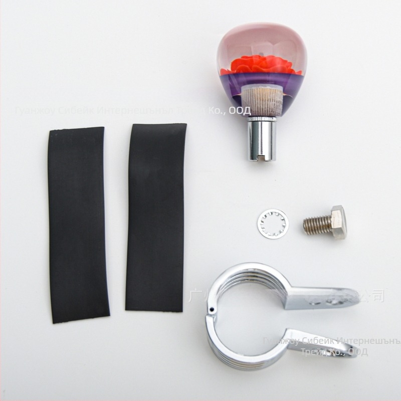 Универсален акрилен спортен волан с усилваща топка за волан и кристално цветно оформление; възможност за персонализиране