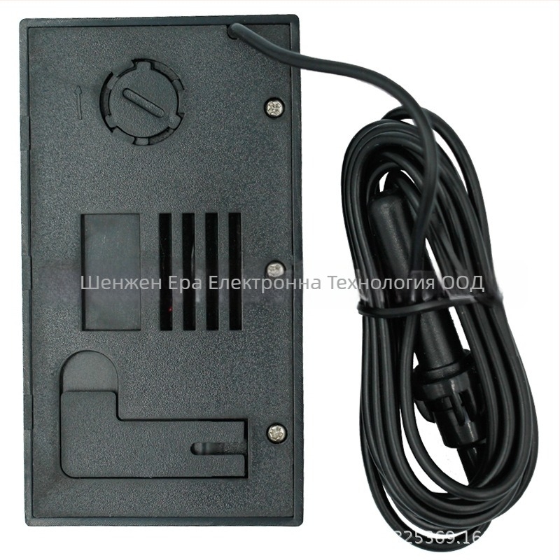 LCD мини цифров термометър и хигромер с датчик за температура и влажност на въздуха; компактен дисплей; захранване с 2x1,5V батерии; подходящ за аквариум, клетка за влечуги, шкаф за вино, шкаф за пури и хладилник