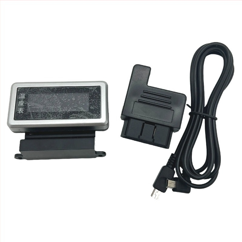 OBD воден температурен измервател за автомобил (газ/дизел) - 16-пинов интерфейс, захранване 12V-24V, материал: нейлон + медни проводници, марка Ruiyou