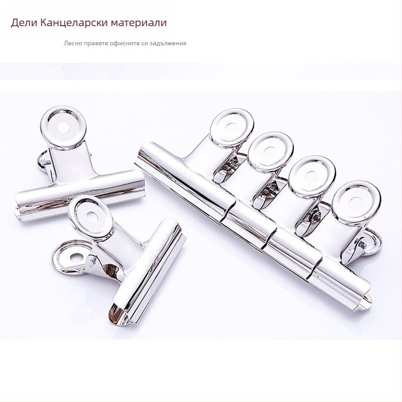 Deli 9526 метален кръгъл държател за билети, пакет от 6 броя