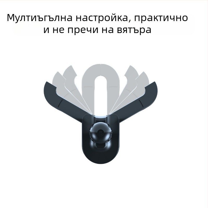 Универсален държач за телефон за автомобил за въздушен вентилационен канал, щипков монтаж, регулируем отвор, мощност 5W, персонализирана обработка