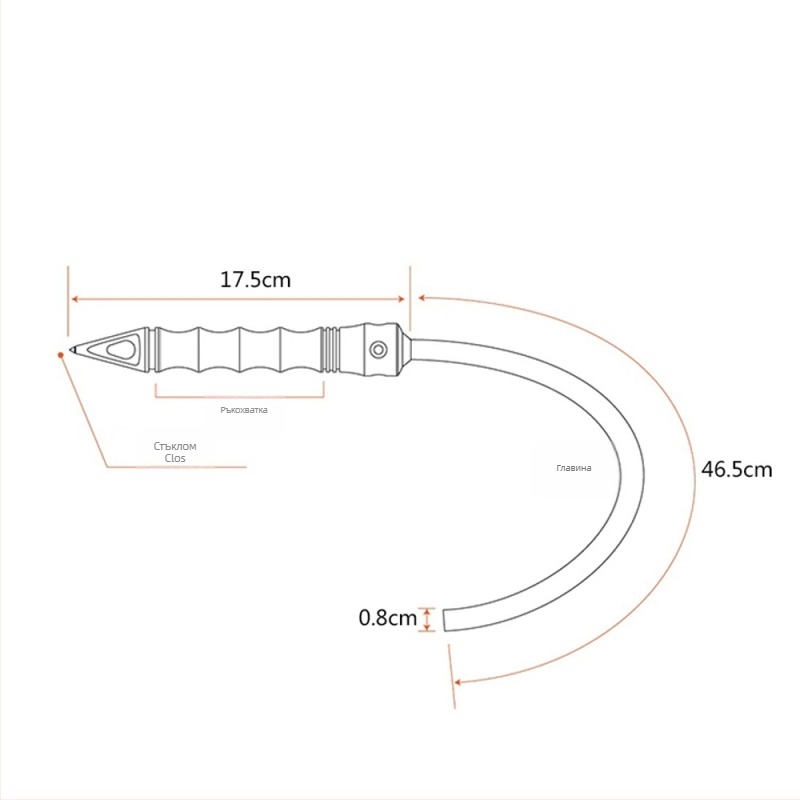 Многофункционално средство за самозащита с разбивач на автомобилни стъкла — аварийно спасително устройство, алуминиево-магнезиева сплав, 235 г, персонализиран дизайн, лицензиран частен етикет