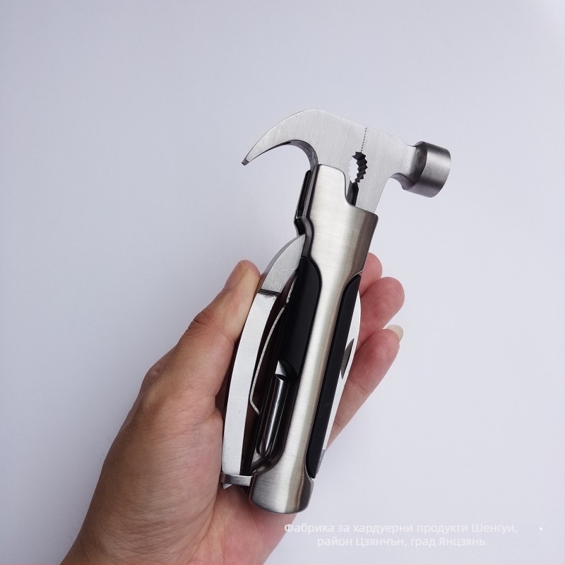 Claw hammer за оцеляване, глава от неръждаема стомана, експлозивоустойчив, удароустойчив, дръжка от стомана