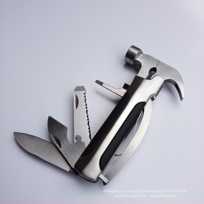 Claw hammer за оцеляване, глава от неръждаема стомана, експлозивоустойчив, удароустойчив, дръжка от стомана