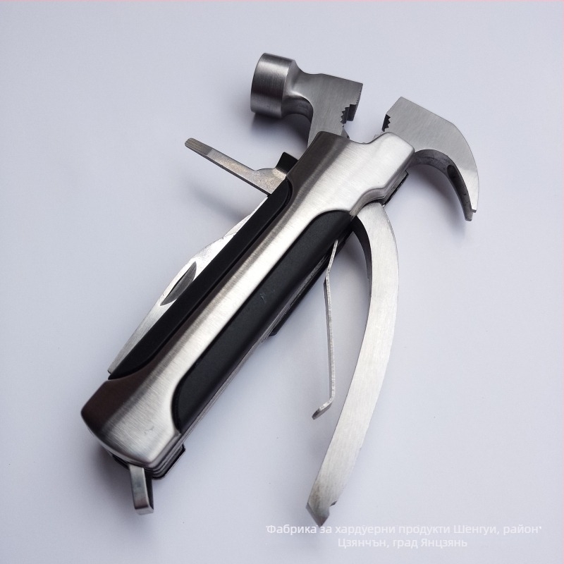 Claw hammer за оцеляване, глава от неръждаема стомана, експлозивоустойчив, удароустойчив, дръжка от стомана