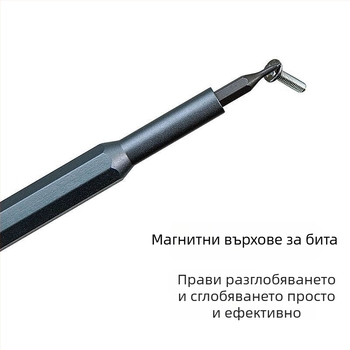 24-в-1 комплект отвертки, прецизни CR-V малки отвертки, универсален инструмент за разглобяване на мобилни телефони и компютри, силно магнитни битове