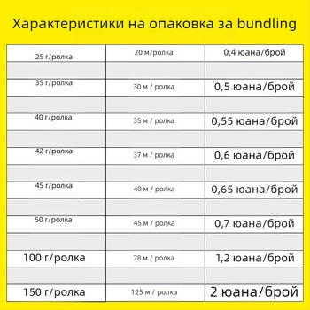 Връзващо въже (PP материал, марка Descendants, ширина 3-4 мм, дебелина 0.02 мм)