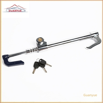 Автомобилен замок за волана – тройно заключване за съединител и газ, корпус от стомана, модел GY-8080, марка guanyue