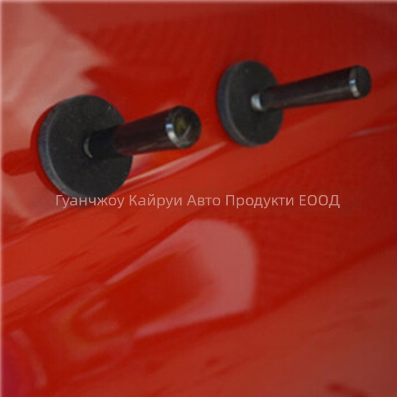 Магнит за позициониране на автомобилно фолио с пластмасова дръжка и гумиран магнит – 46 g