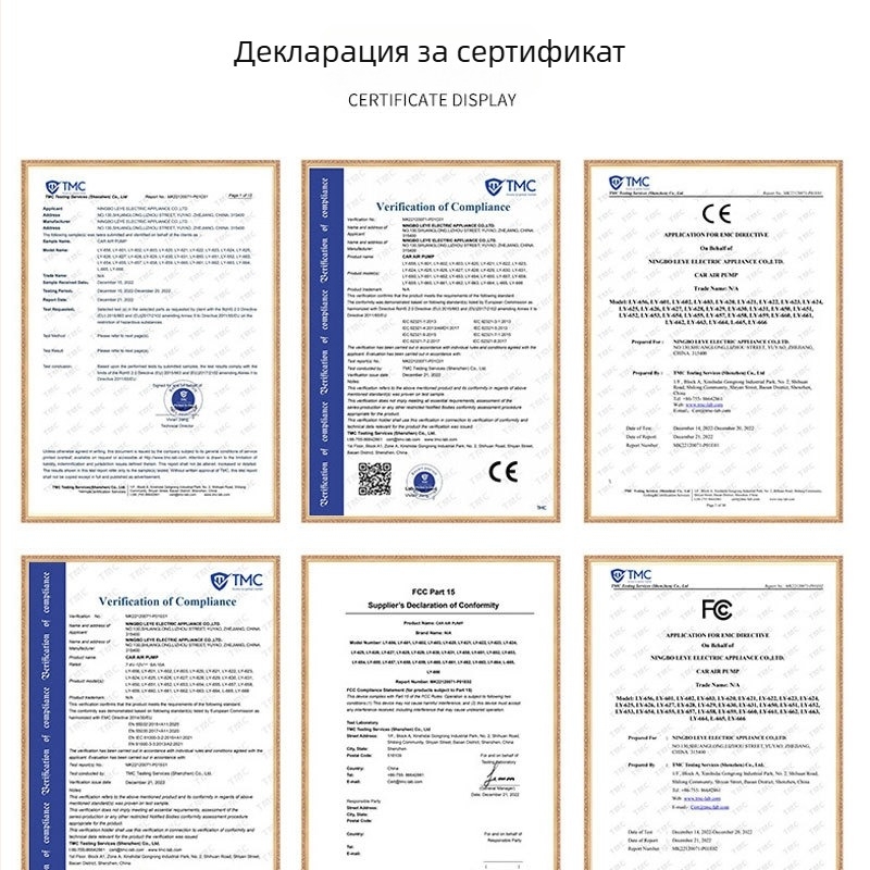 Автомобилен компресор за гуми с USB захранване, 12V, до 80W, 25 л/мин, дигитален дисплей