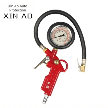 Xin Ao многофункционален измервател за налягане в гумата с дисплей в kPa, пластмасово-метален корпус