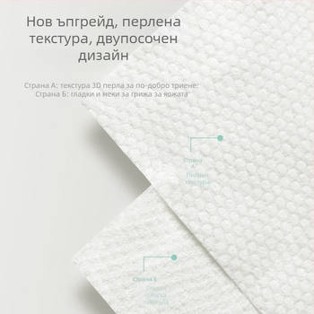 Еднократна кърпа за лице - растително влакно, плоско тъкане, OEM/ODM поддръжка, 7–15 дни персонализация