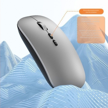 Умна гласова мишка MS143 от Jq Keyboard and Mouse — Безжична, оптична резолюция 1200 DPI, 5 бутона