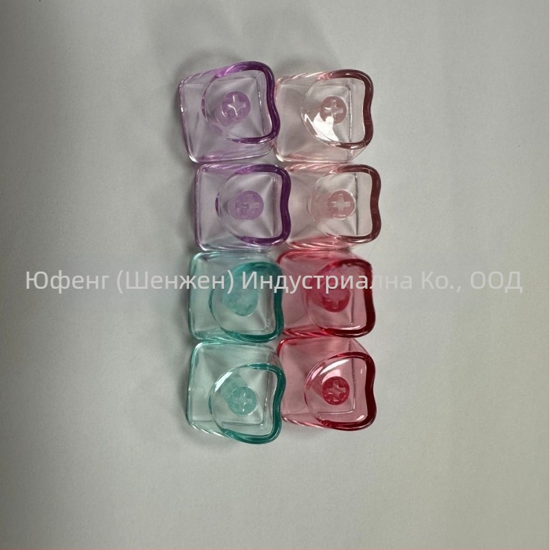 Сърцевидна персонализирана клавишна капачка за механична клавиатура, съвместима с универсална магнитна ос, ситопечат лого