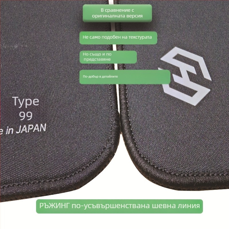 Ruijing Lingyu Type 99 гейминг подложка за мишка COSG Valorant Esports, голяма текстилна подложка, противохлъзгаща, машиностроителна обработка, OEM персонализиране