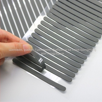 Самозалепващи силиконово-каучукови антихлъзгави подложки за клавиатури и държачи за компютър/мобилни устройства (тихи)