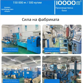 CAT8 Ethernet кабел, двойно екраниран, оплетена мрежа, 22AWG, чиста медна защита