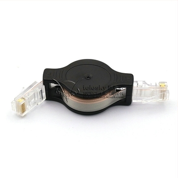Telesky RJ45 разтегателен Ethernet кабел – преносим, висококачествен