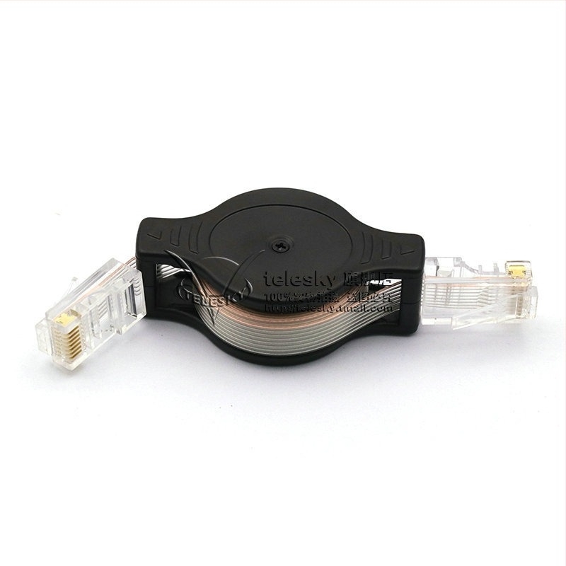 Telesky RJ45 разтегателен Ethernet кабел – преносим, висококачествен