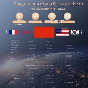 V16 Bluetooth 4.0 слушалки за превод, USB 3.0, 200 mAh, съвместими с iOS и Android