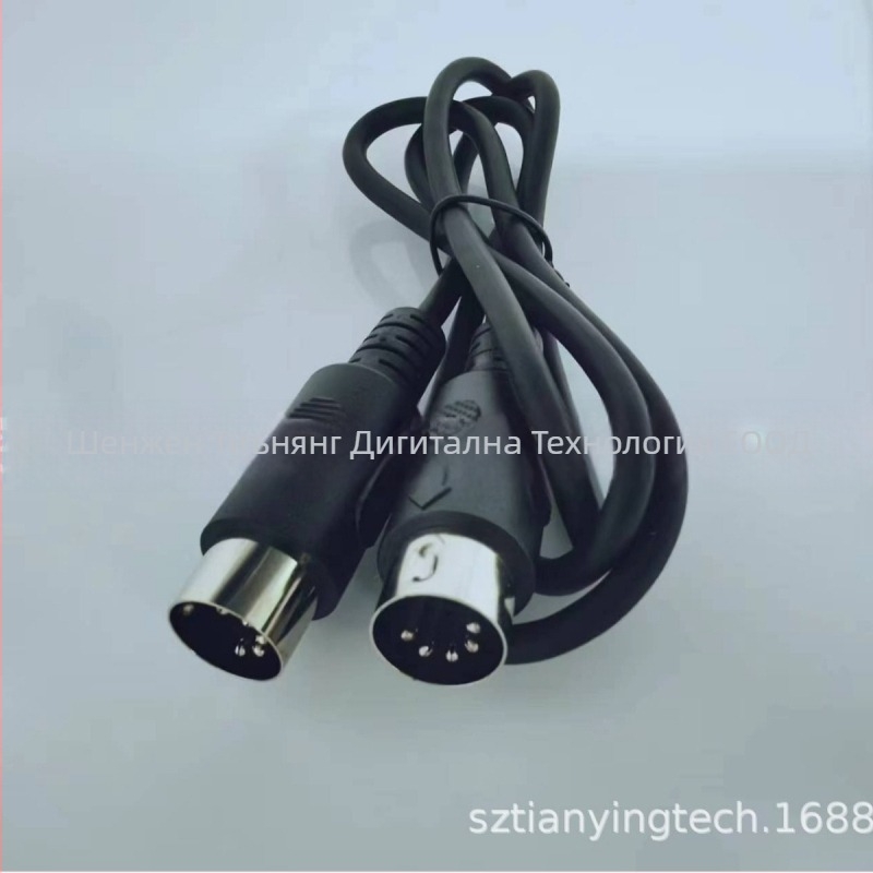 MIDI кабел 5-пинов DIN, дължина 1 м, адаптер кабел