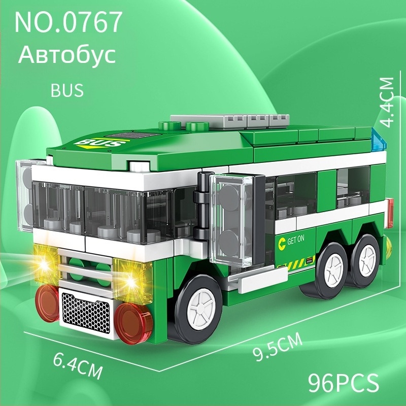 ABS пластмасов конструктор, Lego съвместим, 400–800 бр., за деца 7–14 години, подходящ за самостоятелно сглобяване.