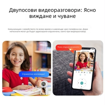 IP камера за наблюдение на бебета и възрастни с мобилно приложение, 720p, обхват 10-30 m, нощно виждане
