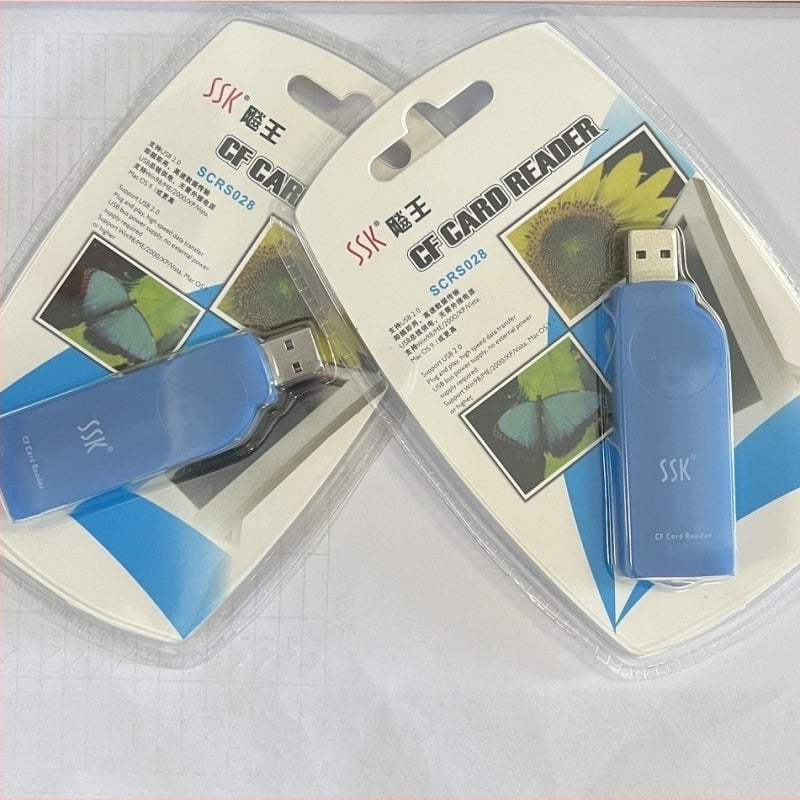 Ssk/Beowang SCRS028 CF четец за CF карти за CNC машини, USB 2.0, поддръжка CF карти, външен монтаж, пластмасов корпус