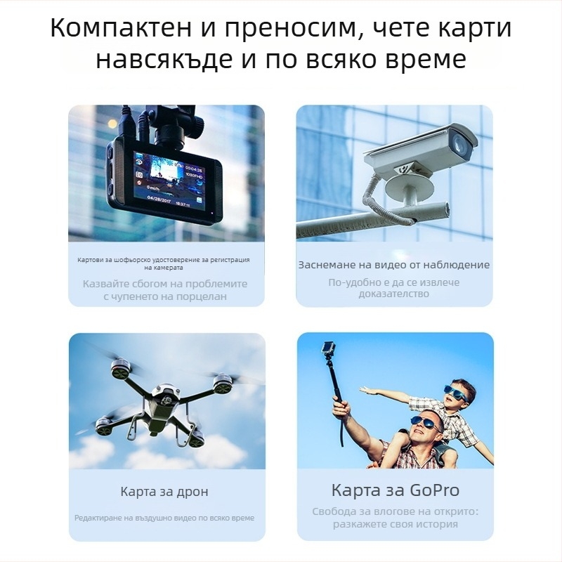 WG-520 USB 2.0 OTG четец за карти – SD/TF памет карти, Lightning/USB интерфейс, алуминиев сплав, съвместим с устройства на Apple