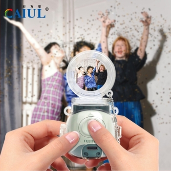 Калъф за камера Instax Pal Fuji CAIUL, корпус от PC, кристален дизайн