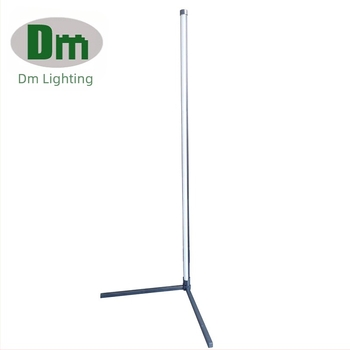 Demi DM295 LED ъглов корпус за осветление — алуминий+PC, черно окисляване, за вътрешно атмосферно подово осветление