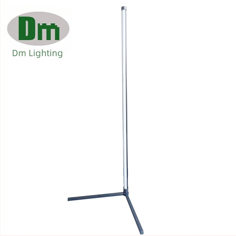 Demi DM295 LED ъглов корпус за осветление — алуминий+PC, черно окисляване, за вътрешно атмосферно подово осветление