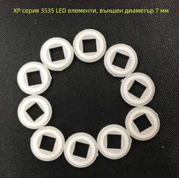 DIY уплътнение за LED чашка на лампа, модел 3535led, пластмасово, формована повърхност, съвместимо с високопроизводителни светодиоди