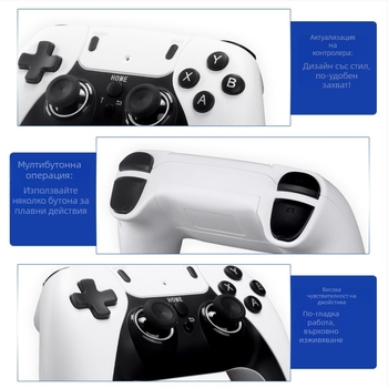 Игрална конзола с безжични двойни джойстици, HDMI, 64GB памет, ретро стил, оригинален софтуер