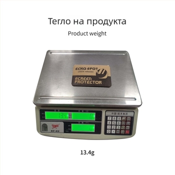 Echo Spot 2024 Защитно фолио за екран – PET материал, 0,3 мм, 90% пропускливост, Zy-83 OEM, опаковка 2 бр.