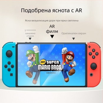 Филм за екран Nintendo Wii U, PET материал, дебелина 0,17 мм, 96% пропускливост, антиотразяване