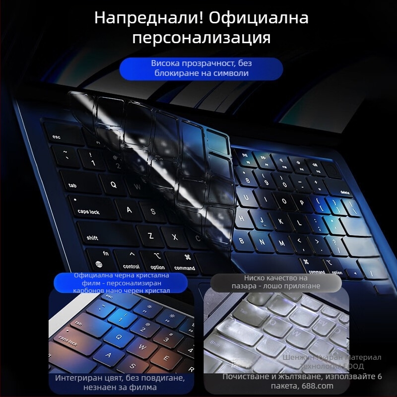 Клавиатурна мембрана за MacBook Pro и MacBook Air | PVC материал | марка Hr | Авторизирана частна марка