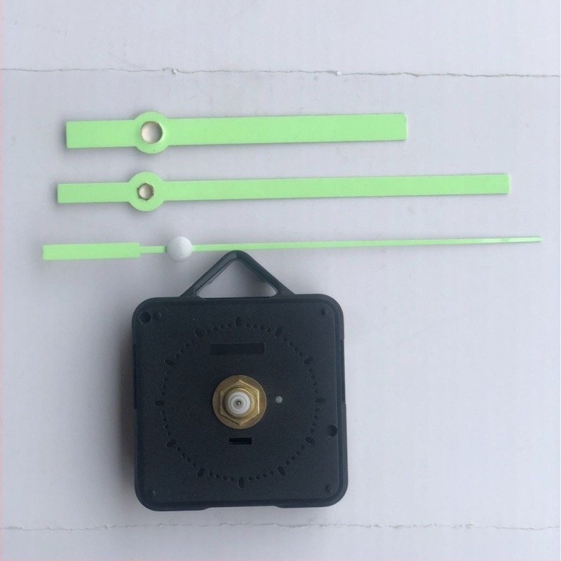 Комплект кварцов часовников механизъм за стенни часовници — пластмасов корпус, модерен минималистичен стил, печатано лого, възможност за персонализация