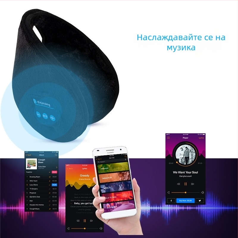 Зимна шапка с Bluetooth защита на ушите, безжична 5.0, над ушите предпазители, унисекс за възрастни, акрил/изкуствена вълна